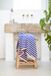 Bongusta Serviette Rayure Bleue & Rose 70 x 140 cm Naram