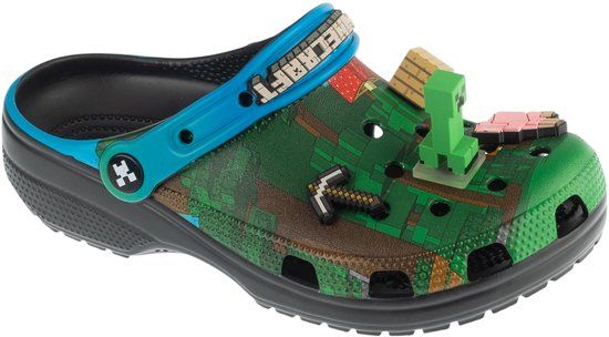 Crocs Minecraft Classics Klompen Groen EU 43-44