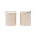Korbond Naaigaren van 320 m - 2 x 160 m spoelen - crème polyester - hand- en machinenaaien