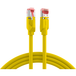 Dätwyler Patchkabel RJ45 Patchkabel Cat.6A S/FTP LSZH, TM21 gelb 5m - 1 VPE = 5 Stück