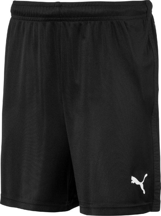PUMA LIGA Core Jr Trainingsshort Kinderen - Puma Black / Puma White - Maat 152