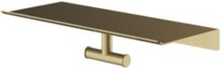 Hotbath &More Shelves - Dubbele Handdoekhaak - Voor Planchet - Geborsteld Messing PVD