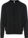 Just Hoods Graduate Heavyweight Sweat Jet Black Maat M
