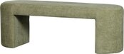 WOOOD Jacob Bench - Chenille - Olive Green - 130cm