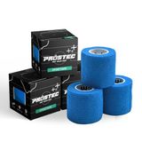 Prostec Sporttape voor Voetbal – Voetbaltape - Sokkentape – 3 Stuks – Blauw