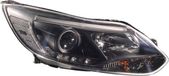 Set AutoStyle Set Koplampen DRL-Look passend voor Ford Focus III 2011- - Zwart