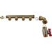 Arcanaute Pack Collecteur Distribution Sanitaire/chauffage M 3/4' (20/27) - F 1/2' (15/21) - 4 Sorties Verticales Mâles 1/2' (15/21) - 1 Sortie Horizontale 1/2' (15/21)