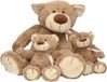 Happy Horse 3x Peluche mère et enfant Bella ours en peluche 40 et 22 cm peluches jouets set