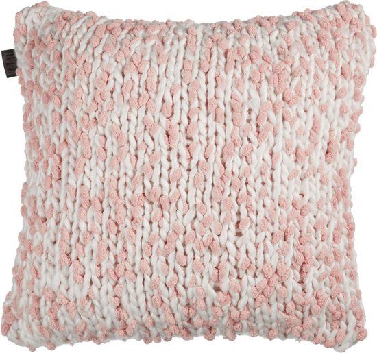 KAAT Amsterdam Oropa - Sierkussen - 45x45 cm - Zacht Roze - Katoen