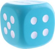 Johntoy Foam Dobbelsteen - 12 cm - groen