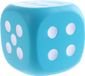 Johntoy Foam Dobbelsteen - 12 cm - groen