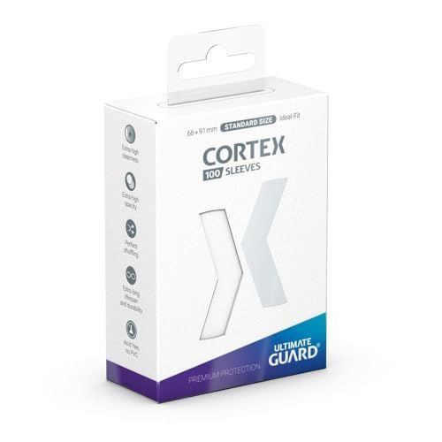 Ultimate Guard Cortex 100 hoezen, standaardmaat, wit, 100 stuks