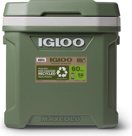 Igloo Ecocool Roller 60 - Koelbox - 56L - Groen