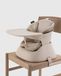 Hannie Siège d'appoint portable pour enfant – Siège enfant – Pliable et compact – Rehausseur de 6 mois à 5 ans – White Sand