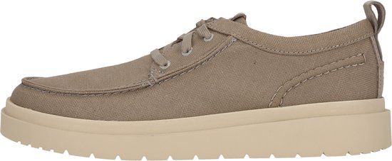 CLARKS Polden Moc Lage Sneakers Mannen Grijs Textiel EVA