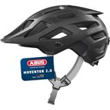 ABUS MTB-helm Moventor 2.0 - comfortabele fietshelm voor het terrein - all-mountain helm - voor dames en heren - zwart, L