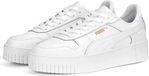 Puma Carina Street Dames Sneakers Wit Leer Maat 42.5