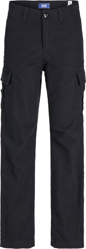 JACK&JONES JUNIOR JPSTKANE JJBARKLEY CARGO PANT NOOS JNR Jongens Broek - Black