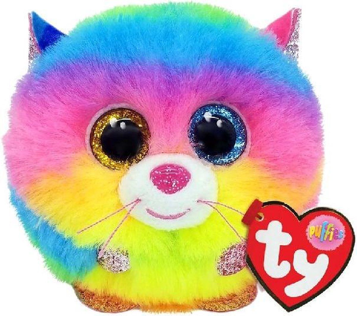 TY Teeny Puffies - Kat Gizmo - 10 CM - Veelkleurig