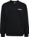 Hummel Hmljr Frame Crewneck Unisex Kinderen Katoen Zwart 104