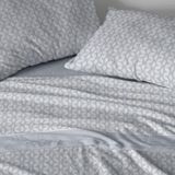 Burrito Blanco Beddengoed van Coralina-stof, bed van 150 tot 160 cm (+ beschikbare maten), design 988, kleur blauw (150-160 x 190/200 cm)