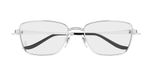 Cartier Ct0600o Lunettes de vue femme argent géométrique 55mm