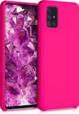 kwmobile Samsung Galaxy A51 hoesje - Neon Roze TPU Back Cover