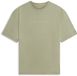 Tommy Hilfiger T-shirt olijfgroen/wit katoen korte mouw maat M
