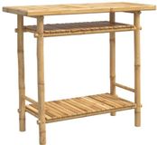 vidaXL Wandtafel Bamboe 90x37x75 cm