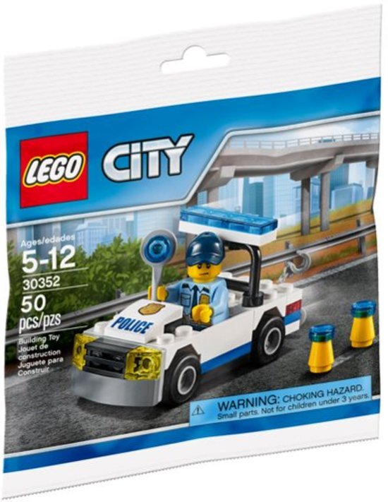 lego City politiewagen polybag - zakje 30352