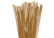 Pijpenreiniger chenille, metaal, goud, 6 mm x 30 cm. 25 stuks.