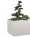 Maison Exclusive - Jardinière 100x100x80 cm, en acier inoxydable