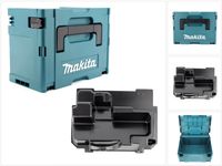 Makita MAKPAC 3 systeemkoffer + inzetstuk voor Makita BSS / DSS 610