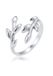 Elli - Ring - Dames Olijfblad Motief Filigraan in 925 Sterling Zilver