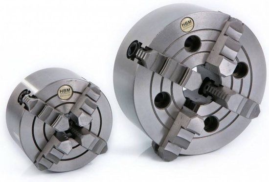HBM 100 mm onafhankelijke 4 klauwplaat