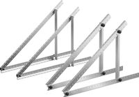 VEVOR 45-inch zonnepaneelmontagebeugels, verstelbare kantelhoeken van 0 tot 90 graden, set van 2