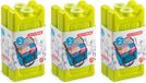Plasticforte kleine koelelementen - 6 stuks - groen - 11 x 5.5 cm - kunststof