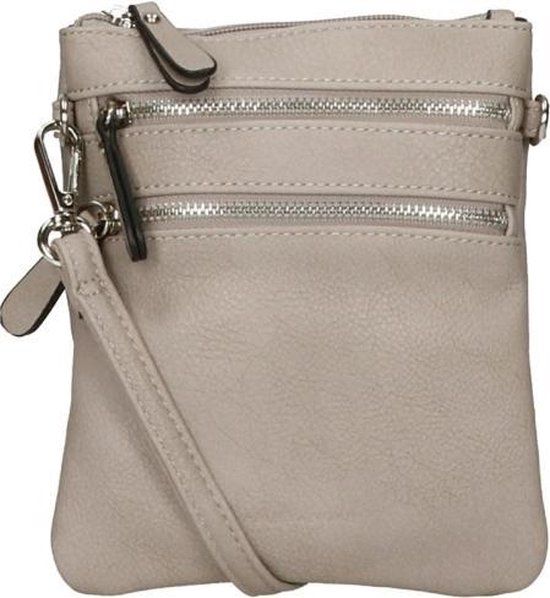 Emily & Noah Crossbodytas Emma - beige - Dames - Imitatieleer