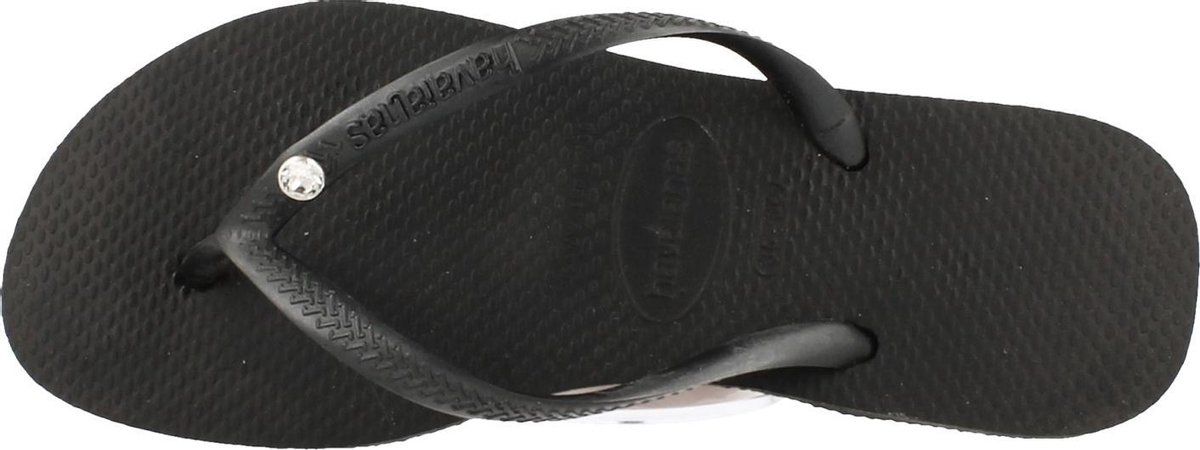 Havaianas Slim Crystal SW II Dames Slippers - Black - Maat 35/36