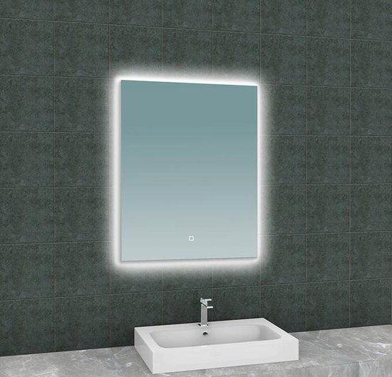 Wiesbaden Soul Spiegel - 60x80cm - LED Verlichting, Verwarming - Rond