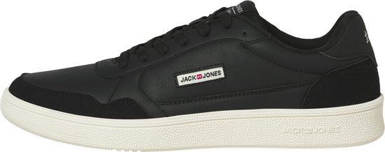 JACK & JONES JFWBOUNCE PU SNEAKER NOOS Heren Veterschoenen Zwart Antraciet Maat 44