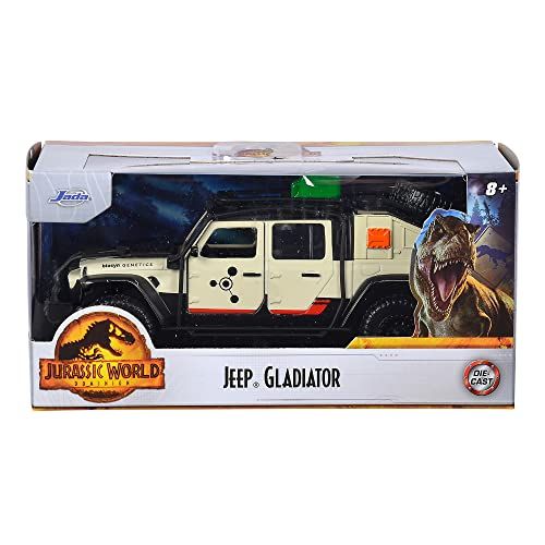 Jada Toys Jurassic World 2020 Jeep Gladiator 1:32 - Zwart/Beige
