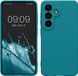 kwmobile telefoonhoesje geschikt voor Samsung Galaxy S26 - Hoesje voor smartphone - Precisie camera uitsnede - In mat petrol
