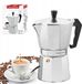 Florina Grande Kaffeemaschine - 6 Tassen (300ml) Aluminium Espresso