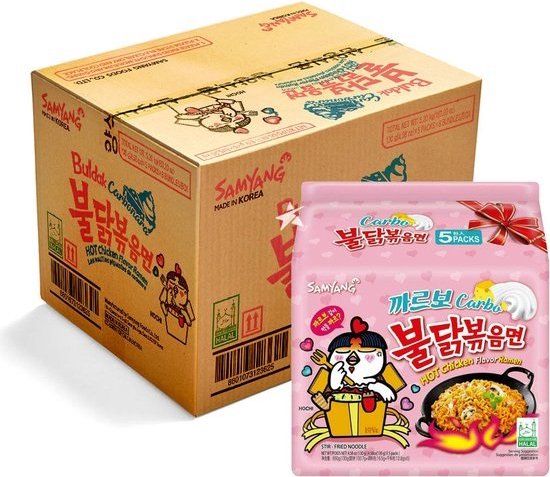Samyang Buldak Carbonara Instant Noodles - 40 x 130g