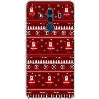 1001 coques Huawei Bedrukt siliconen hoesje compatibel met Huawei Mate 10 Pro pull de noel santa