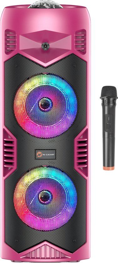 N-Gear Let's Go Party 5150 Pink - Mobiele partyspeaker