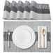 Placemats van pvc, antislip, hittebestendig, voor keuken, huis, restaurant, eettafel, 6 stuks