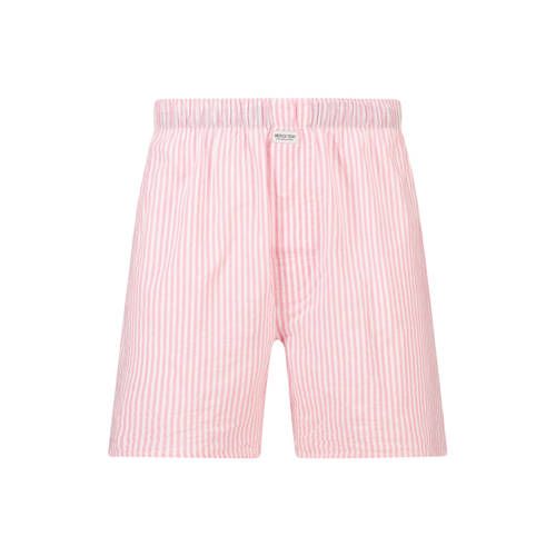 America Today wijde gestreepte boxershort - roze/wit