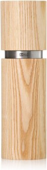 AdHoc Peper- of zoutmolen Textura, 20 cm, Bruin, Essenhout - AdHoc